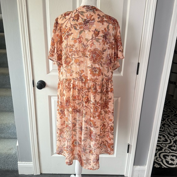 Torrid Lexie Blouse Babydoll Chiffon Blouse Size 2 - Picture 5 of 13